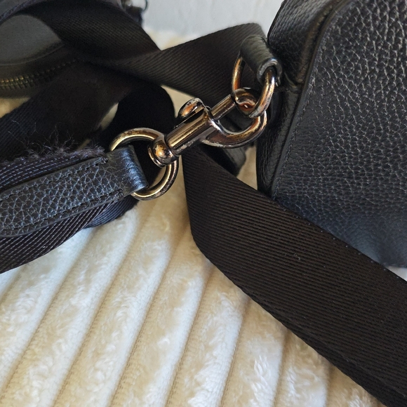 Coach Charter Black Leather Men's Crossbody Bag - Picture 9 of 12